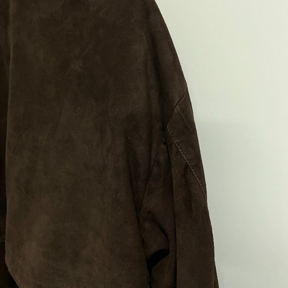 Lamarque Caden Oversized Suede Bomber Jacket XS/S - Chocolate Brown (SOLD OUT) - Picture 8 of 8